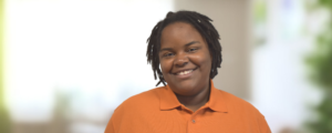 Tribute Caregiver smiling